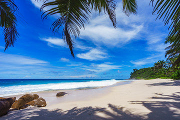 beautiful paradise beach, anse bazarca, seychelles 23