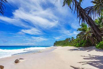 beautiful paradise beach, anse bazarca, seychelles 27