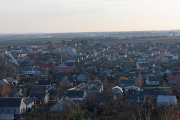 aerial view of city