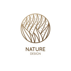 Tropical plant logo