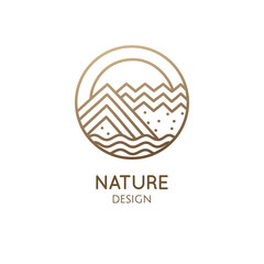 Sacred icon of abstract nature