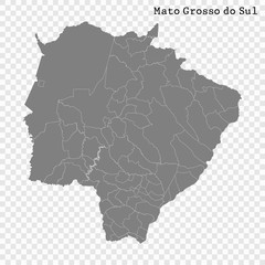 High Quality mapstate of Brazil