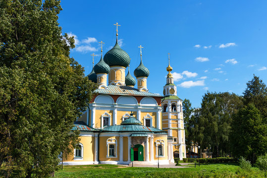 The Transfiguration Cathedral of the Kremlin in Uglich, Russia.