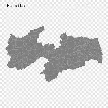 High Quality mapstate of Brazil
