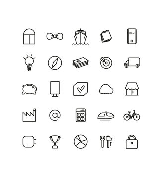 picto, business, symbole, entreprise, commerce, ic&ocirc;ne