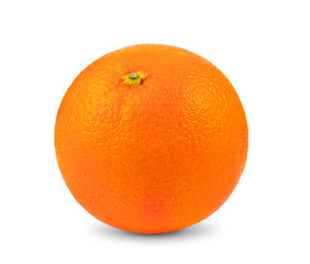orange fruit isolated on white background . full depth of field