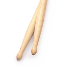 Drumsticks, pair isolated on white background