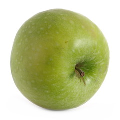 Green apple isolated on white background