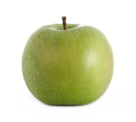 Green apple isolated on white background