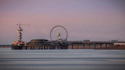 Pier at Scheveningen Beach Den Haag, In the Netherlands