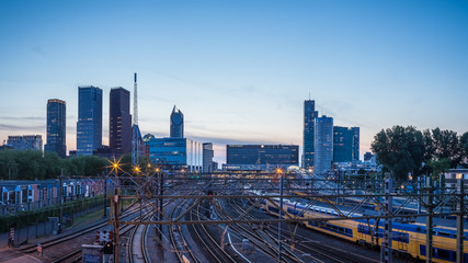 The Hague Central station panorama view