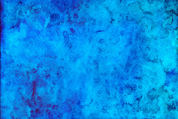 Abstract magenta watercolor background. Aquarelle shades paper textured illustration for design.