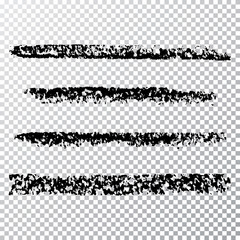 Paint Stroke Set. Pastel stroke set. 