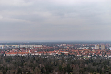 View of Leipzig City.