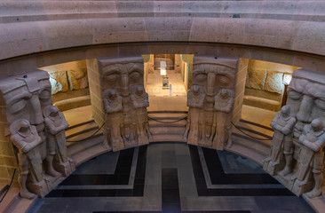 Monument to the Battle of the Nations interiors