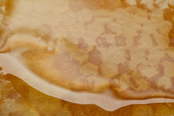 background made of delicious raw organic Honeycomb
