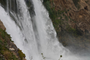waterfall in mountains