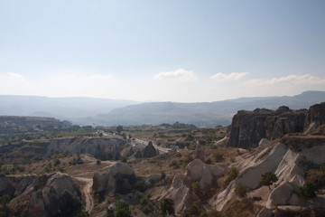 Fototapeta na wymiar view of cappadocia in turkey