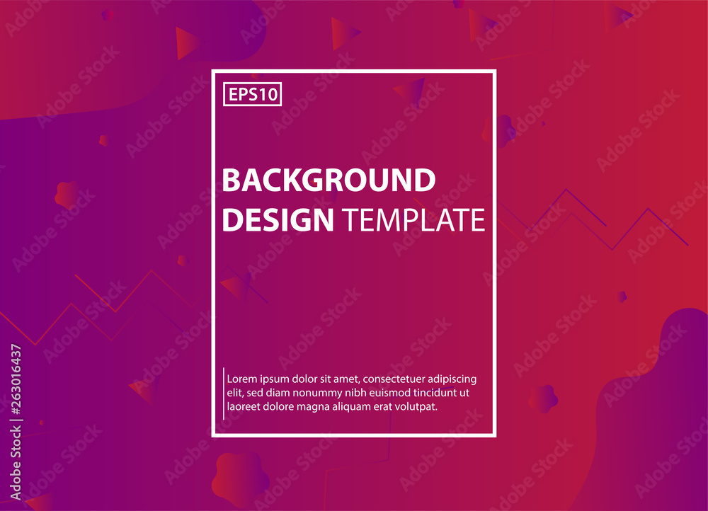 Aufkleber abstract background design template with minimalist combinations