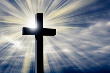 Christian cross background