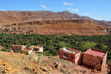 piękny krajobraz, Maroko - obrazy, fototapety, plakaty