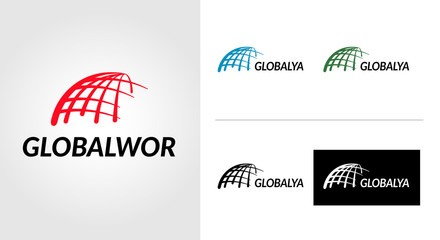 Global World Logo Template Set