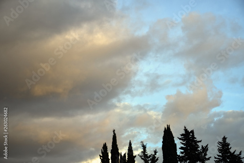 The Sky Before A Thunderstorm In Rome Italy The Game Of