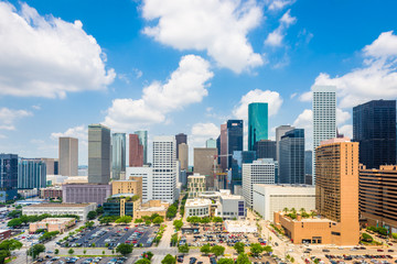 Fototapeta na wymiar Houston, Texas, USA, Downtown City Skyline