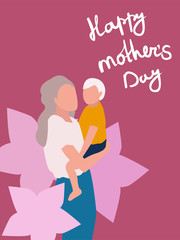Mothers day greeting card