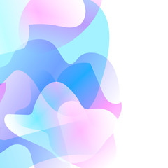 Watercolor abstract background for banner. Vector illustration