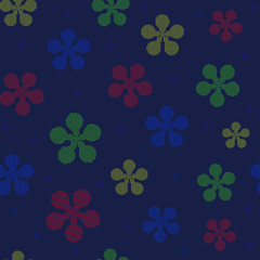 seamless background with clover