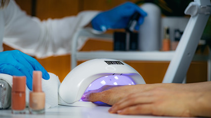 UV Lamp for Nails. Manicure