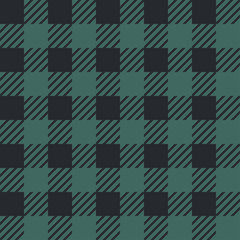 Vector seamless texture with vichy cage ornament. Grey and black cages
