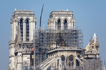 19 Apr 2019 - Paris, France - Notre-Dame de Paris after April 15th Fire