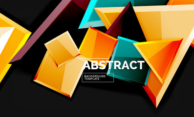 Shiny style geometric background