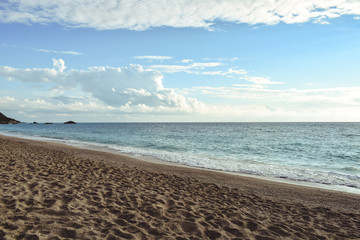 Kathisma Beach, Lefkada Island, Greece. Kathisma Beach is one of the best beaches in Lefkada Island in Ionian Sea