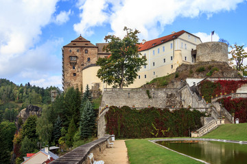 Fototapeta na wymiar Schloss Petschau in Tschechien