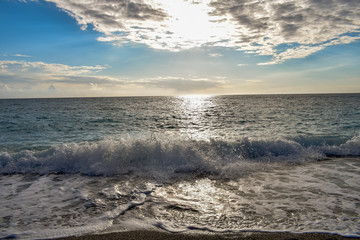 Kathisma Beach, Lefkada Island, Greece. Kathisma Beach is one of the best beaches in Lefkada Island in Ionian Sea