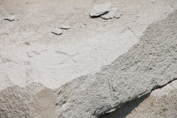 Surface of a white stone