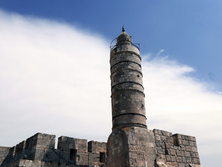 rovine nella città di Gerusalemme