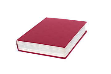 Book isolated on white background.