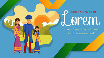 Family Outdoor Leisure, Parenthood Banner Layout