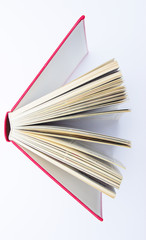 Book isolated on white background.