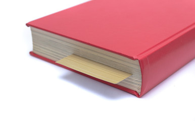 Book isolated on white background.