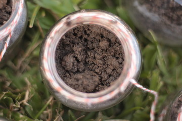 pot with soil