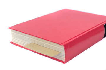 Book isolated on white background.