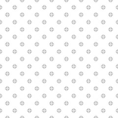 Seamless pattern vector, grey orderly geometric rhombus on white background.