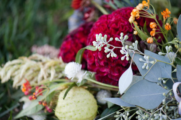 Obraz na płótnie Canvas Fall Wedding Bouquet
