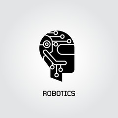 robotic head icon