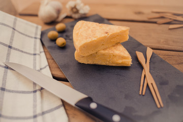 Tortilla de patatas, spanish omelet